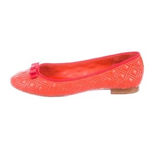 Tory Burch Marion Quilted Ballet Flats Womens